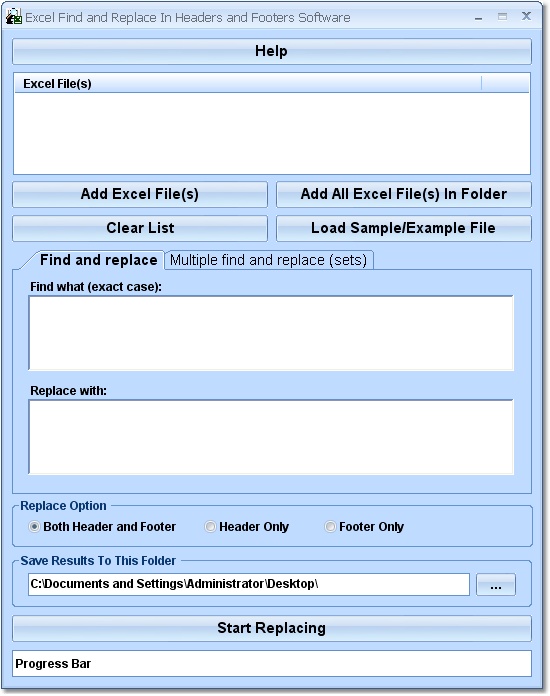 Excel Find and Replace In Headers and Footers Soft