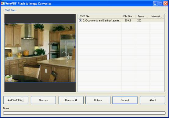 Flash to Image Converter