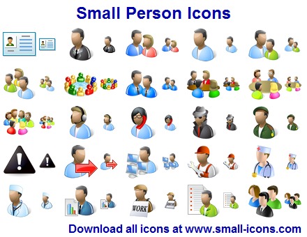 Small Person Icons