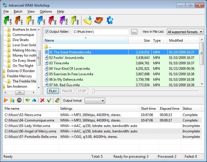 Free Advanced WMA Workshop Tool