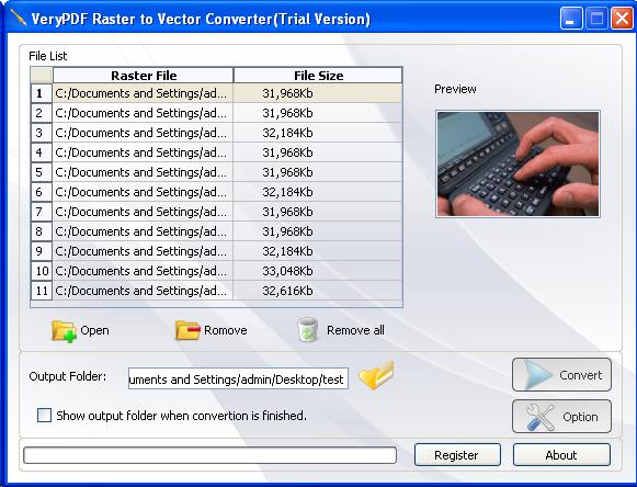 Raster to Vector Converter