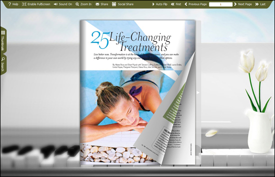 FlipBook Themes Spread: Piano