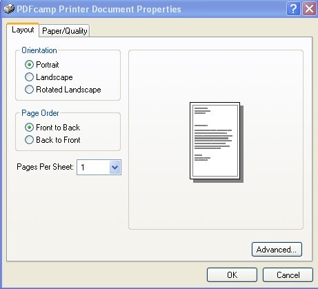 PDFcamp Printer