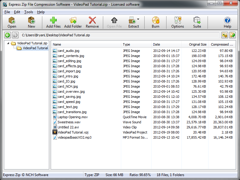 Express Zip Free Compression Software