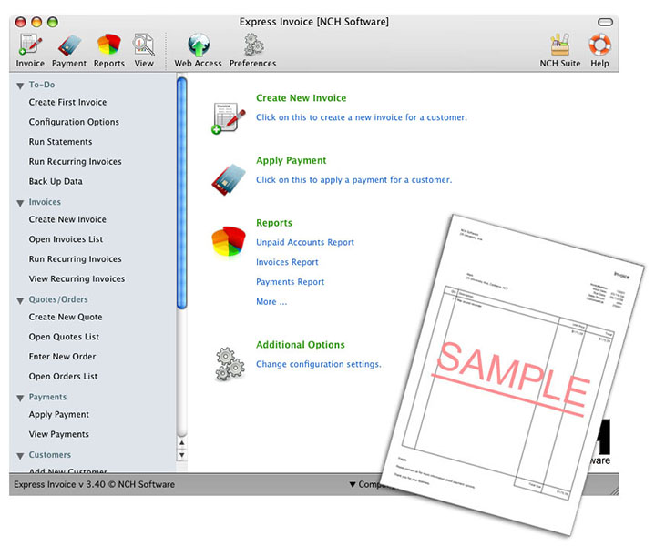 Express Invoice for Mac