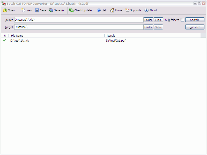 Batch Excel to PDF Converter
