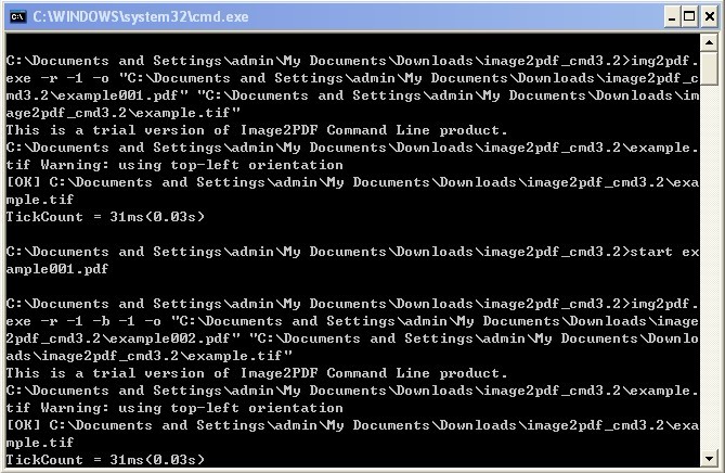 Image to PDF Converter Command Line