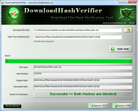 Download Hash Verifier Tool