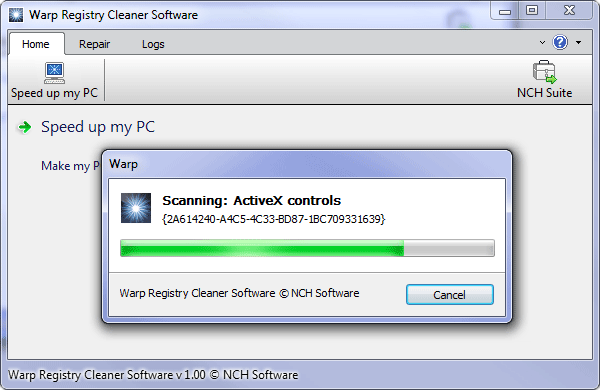 Warp Registry Cleaner Software