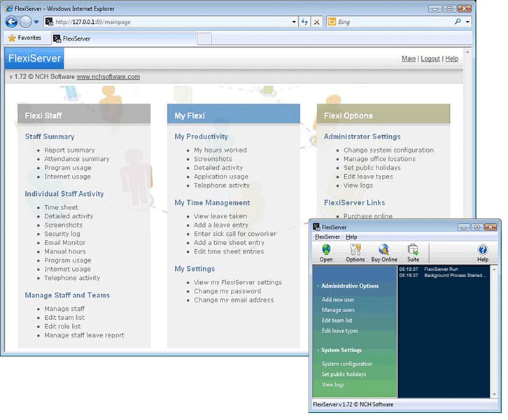 Flexi-Station Employee Management - Mac