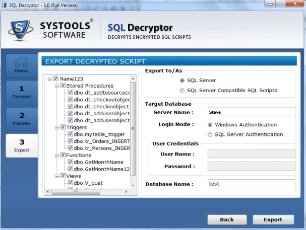 SQL Script Decrypt