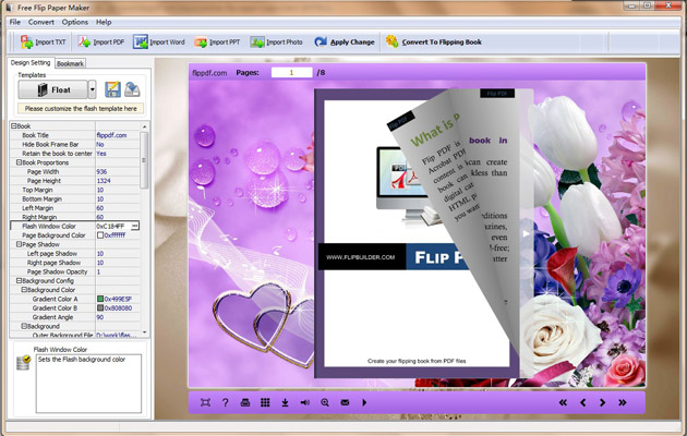 Free Flip Paper Maker