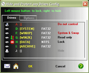 Hide & Protect any Drives Tool