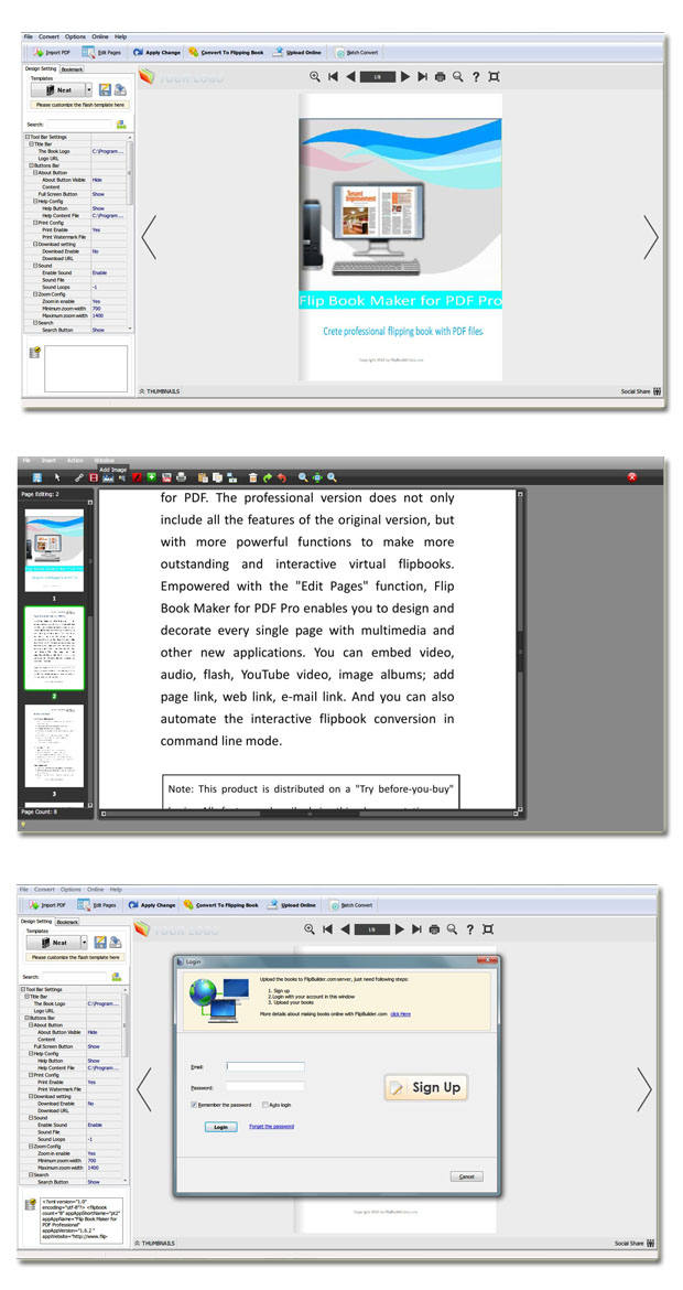 PDF to Flash Flipping Book Pro