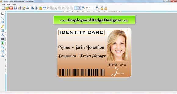 Employee, id, design, generator, design, post, cards, visitor, identity, application, online, badge, barcode, student, computer, logo, identification, download, software, program, tool, label, create, flip, print, scan, student, business, organizatio