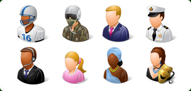 People/land style Vista Icons Tool