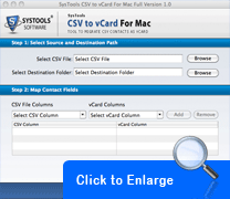 CSV to vCard Mac Software