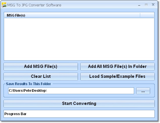 MSG To JPG Converter Software