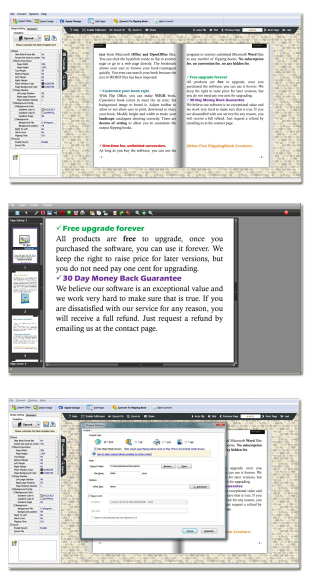 Office to Flash Flipping Book Pro