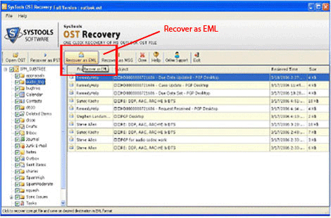 OST to EML Conversion 3.5