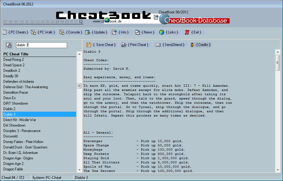 CheatBook Issue 06/2012