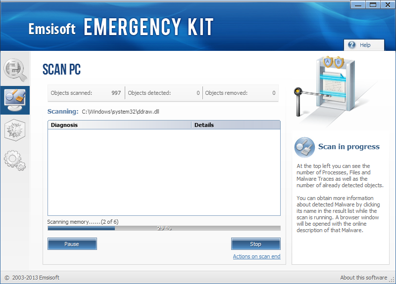 Emsisoft Free Emergency Kit