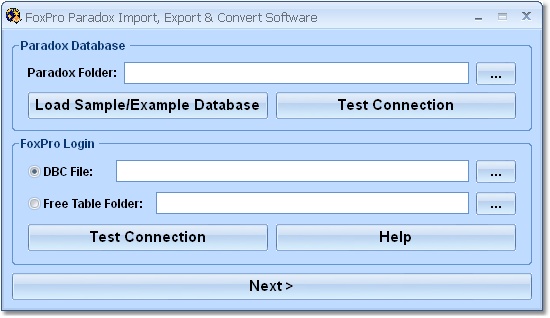 FoxPro Paradox Import, Export & Convert Software