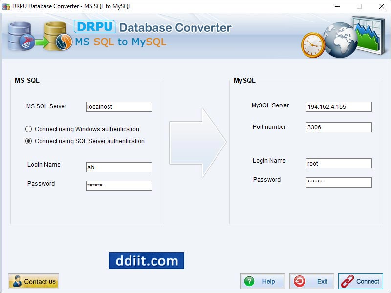 Database record convertor program, database conversion software, program migrates db record, tool converts mssql to mysql db, software transforms db record, program converts database record, db convertor application