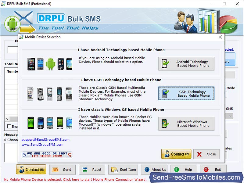 Free, chunk, bundle, load, mass, chat, Software, GSM, Mobile, Phones, transmit, pass, convey, transport, telecast, beam, spread, bulk, text, message, emergency, alerts, promoting