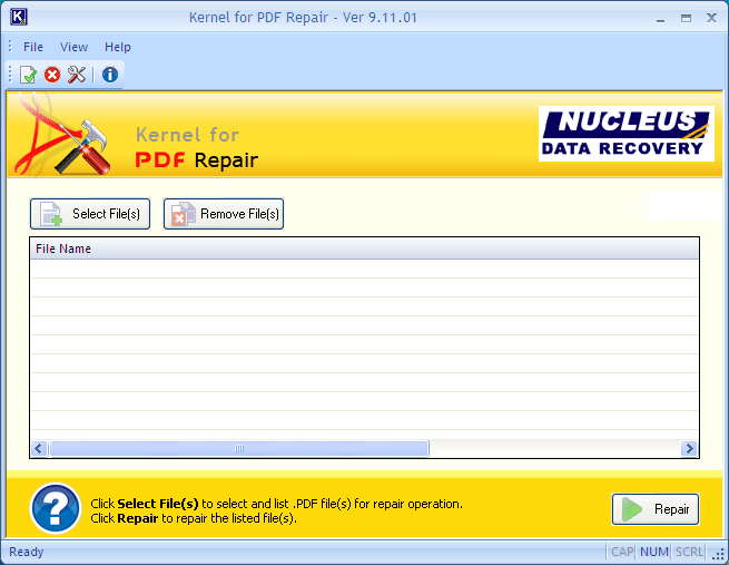 Corrupted PDF File Recovery