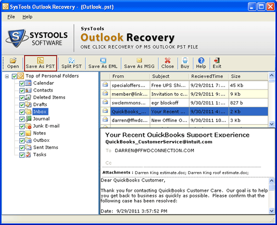 Recover Deleted Emails Database