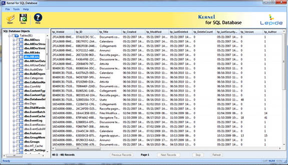 Repair SQL 2005