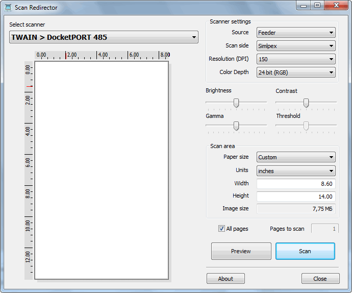 Scan Redirector RDP Edition
