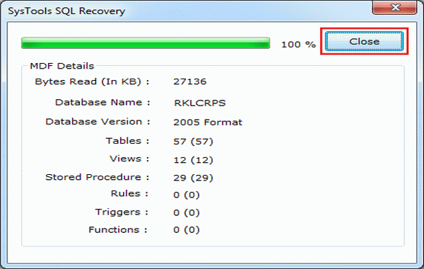 MDF File Reader