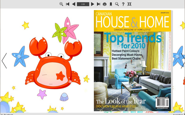 Flip Book Maker Themes for Lovely Zodiac