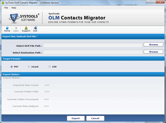 Convert OLM address book in Outlook