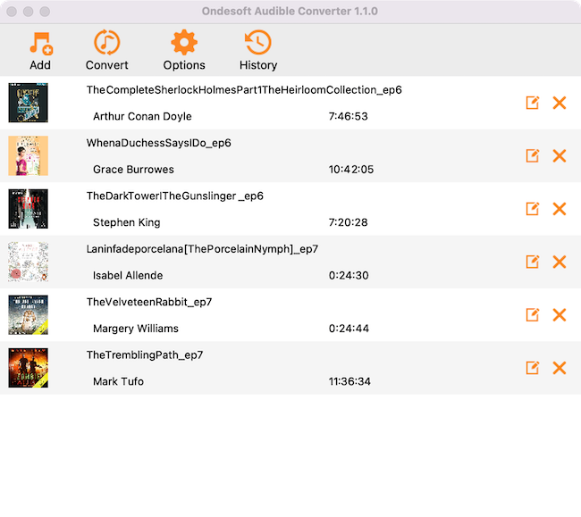 Onde AudioBook Converter for Mac