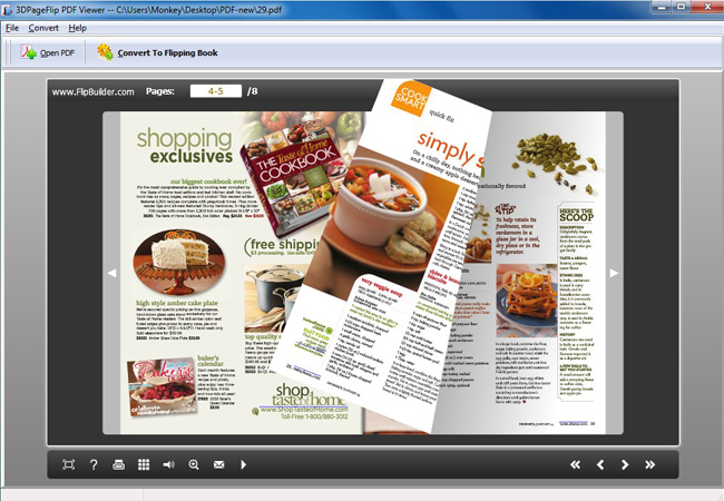 Free 3DPageFlip PDF Viewer