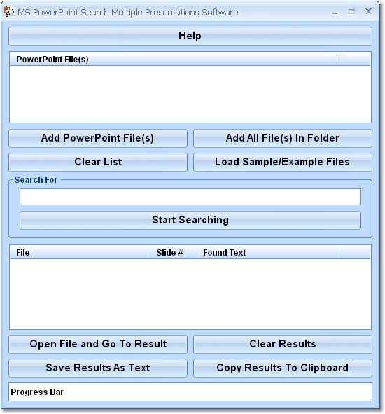 MS PowerPoint Search Multiple Presentations Softwa