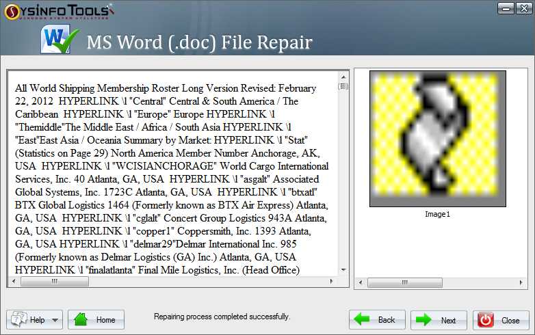 MS Word Doc Recovery From SysInfoTools
