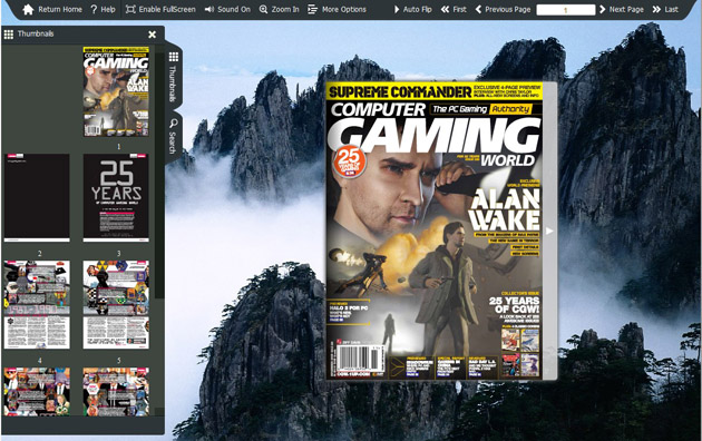 Flash Catalog Templates of Mountain Peak