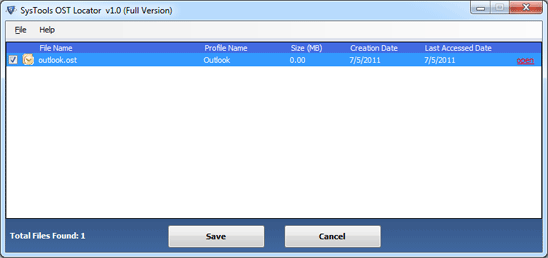 Outlook OST Locator