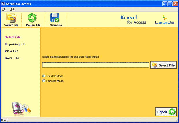 Recovery Files - Access Database Repair