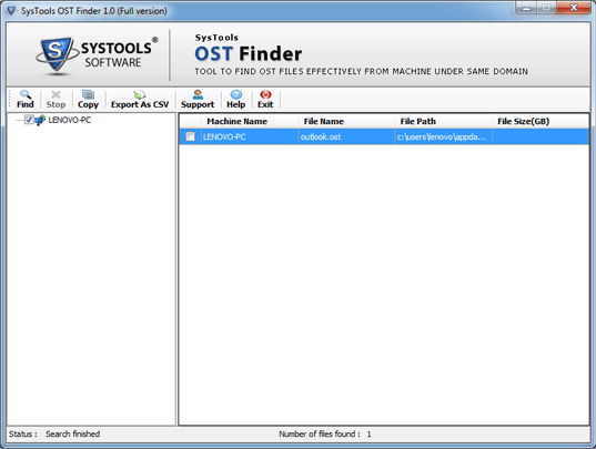 Microsoft Outlook OST Finder