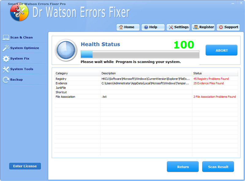 Smart Dr Watson Errors Fixer Pro