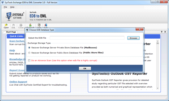 EDB to EML Reader