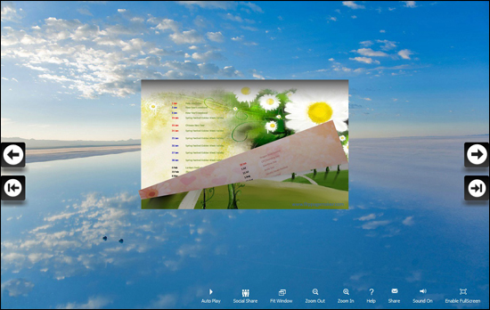 FlipBook Themes Calendar: Country