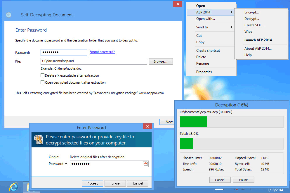 Advanced Encryption Package 2014