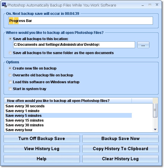 Photoshop Automatically Backup Files While You Wor