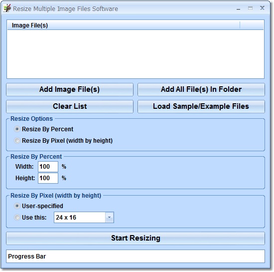 Resize Images To Same Height and Width Software